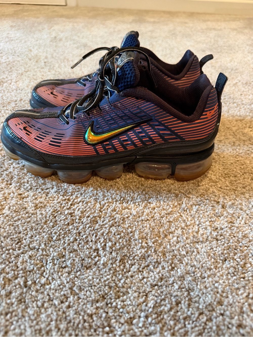 Nike Air VaporMax 360 Stone Blue Metallic Silver CK2719-400 Womens 9.5 Mens 8 - Picture 1 of 11